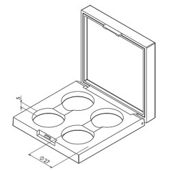 S772-4RA-MHL (magnetic palette)